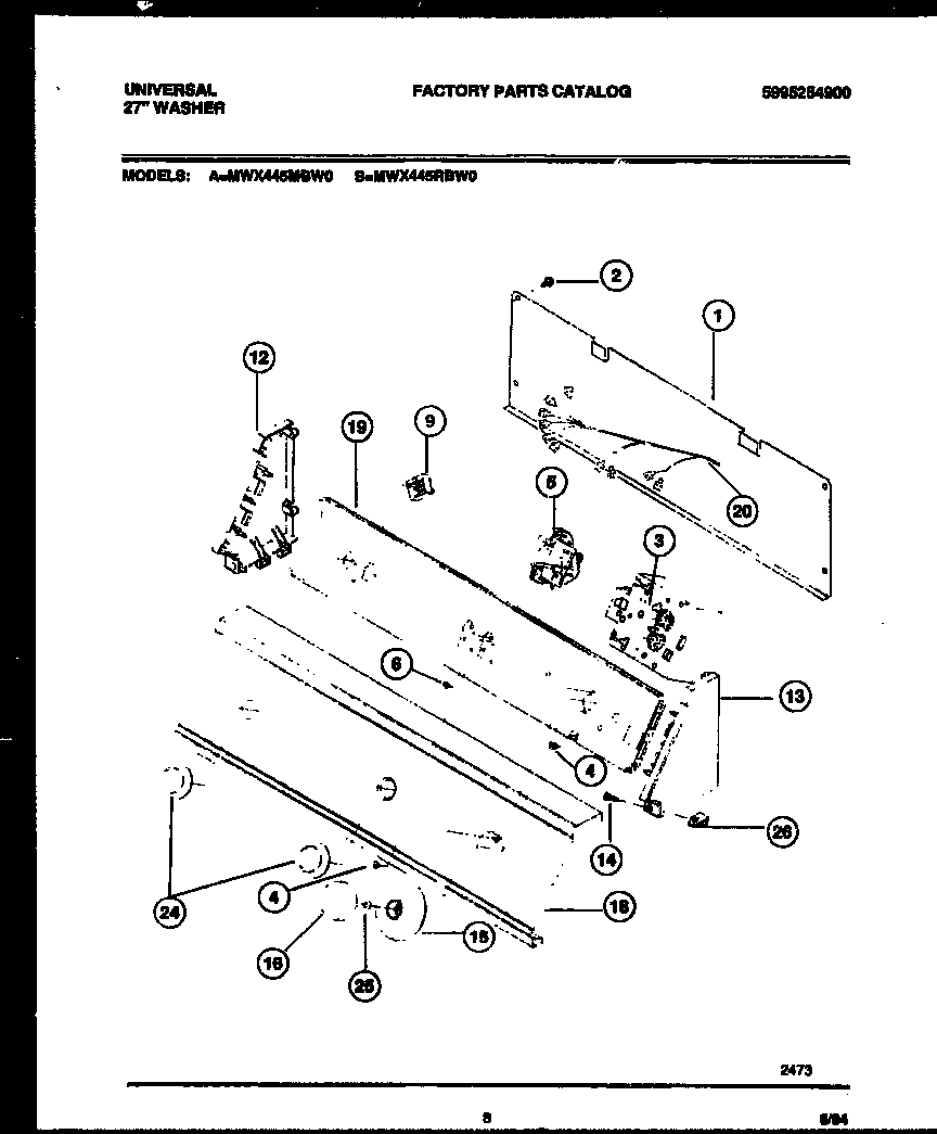 CONSOLE AND CONTROL PARTS