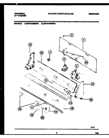 Console and control parts
