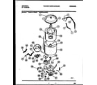 Universal/Multiflex (Frigidaire) MWL411RBW0 tub detail diagram