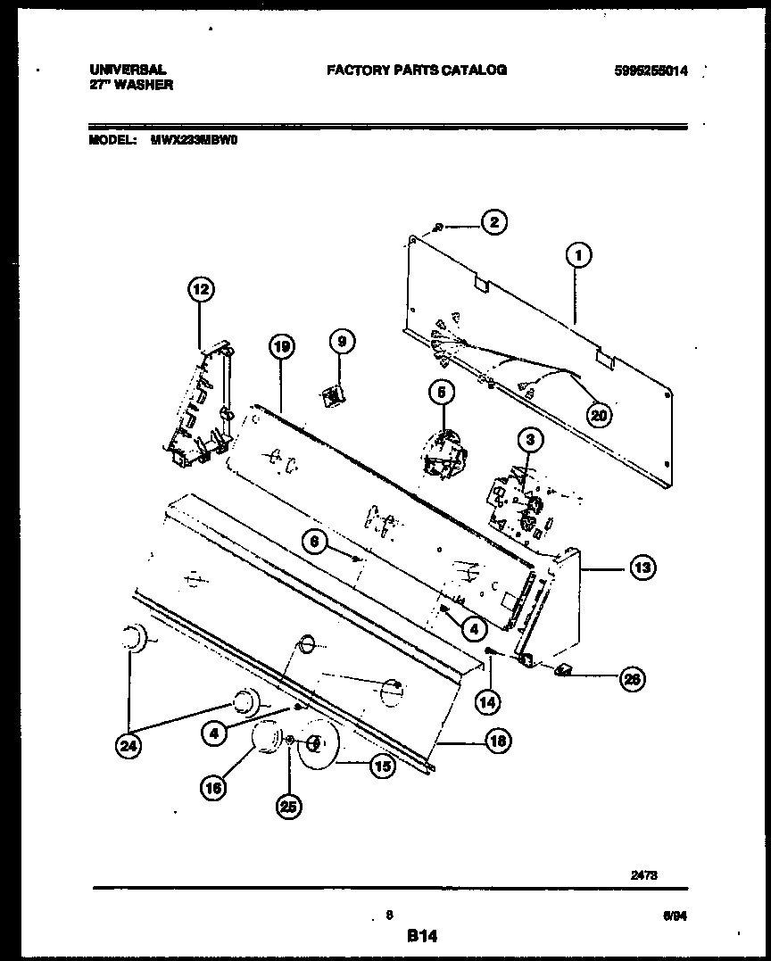 Console and control parts