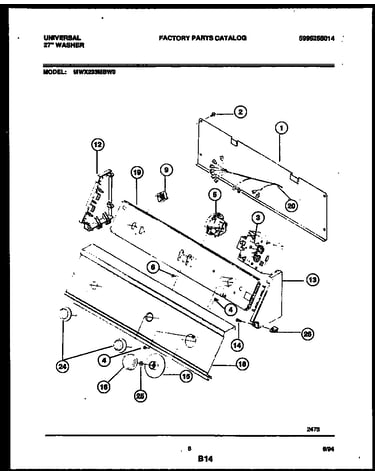 Console and control parts
