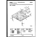 Universal/Multiflex (Frigidaire) MDP632RBR0 top and miscellaneous parts diagram