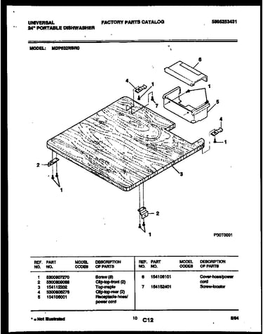 Top and miscellaneous parts