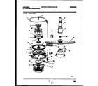 Universal/Multiflex (Frigidaire) MDS231RBR0 motor pump parts diagram