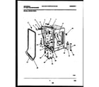 Universal/Multiflex (Frigidaire) MDR231RBR0 tub and frame parts diagram