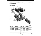 Universal/Multiflex (Frigidaire) MDB222RBM0 racks and trays diagram