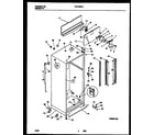 Frigidaire FRT18PRAW1 cabinet parts diagram
