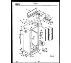 Frigidaire FRT18PRAW1 cabinet parts diagram