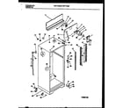 Frigidaire FRT17PRBD1 cabinet parts diagram