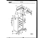 Frigidaire FRT17CHAW1 cabinet parts diagram