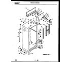 Frigidaire FPGC18TAW1 cabinet parts diagram