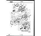 Frigidaire FPGC18TAW1 ice maker and installation parts diagram