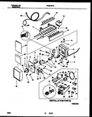 Ice maker and installation parts