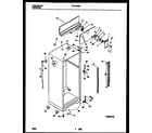 Frigidaire FRT15NRBD0 cabinet parts diagram
