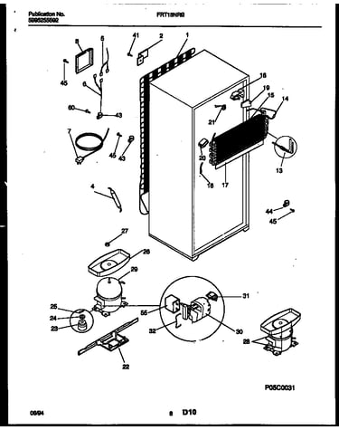 System and automatic defrost parts