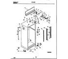 Frigidaire FRT18JRBW0 cabinet parts diagram