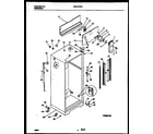 Universal/Multiflex (Frigidaire) MRT21PNAW0 cabinet parts diagram