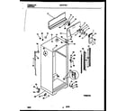 Universal/Multiflex (Frigidaire) MRT21PNAD0 cabinet parts diagram