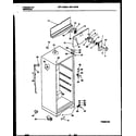 Universal/Multiflex (Frigidaire) MRT18FNBW0 cabinet parts diagram