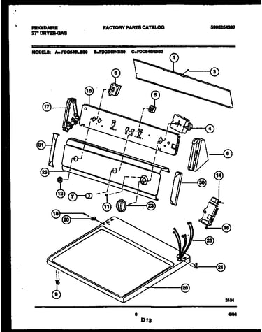 Console and control parts