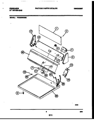 Console and control parts