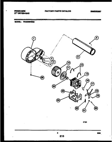 Blower and drive parts