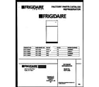Frigidaire FRT17JRBW0 cover diagram