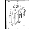 Frigidaire FRT17JRBD1 cabinet parts diagram