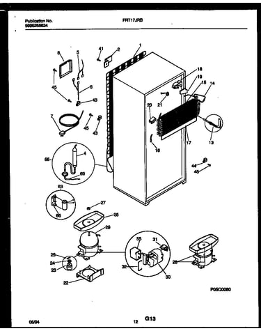 System and automatic defrost parts