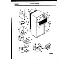 Universal/Multiflex (Frigidaire) MRT19PNBY0 system and automatic defrost parts diagram