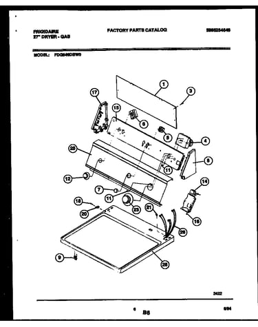 Console and control parts