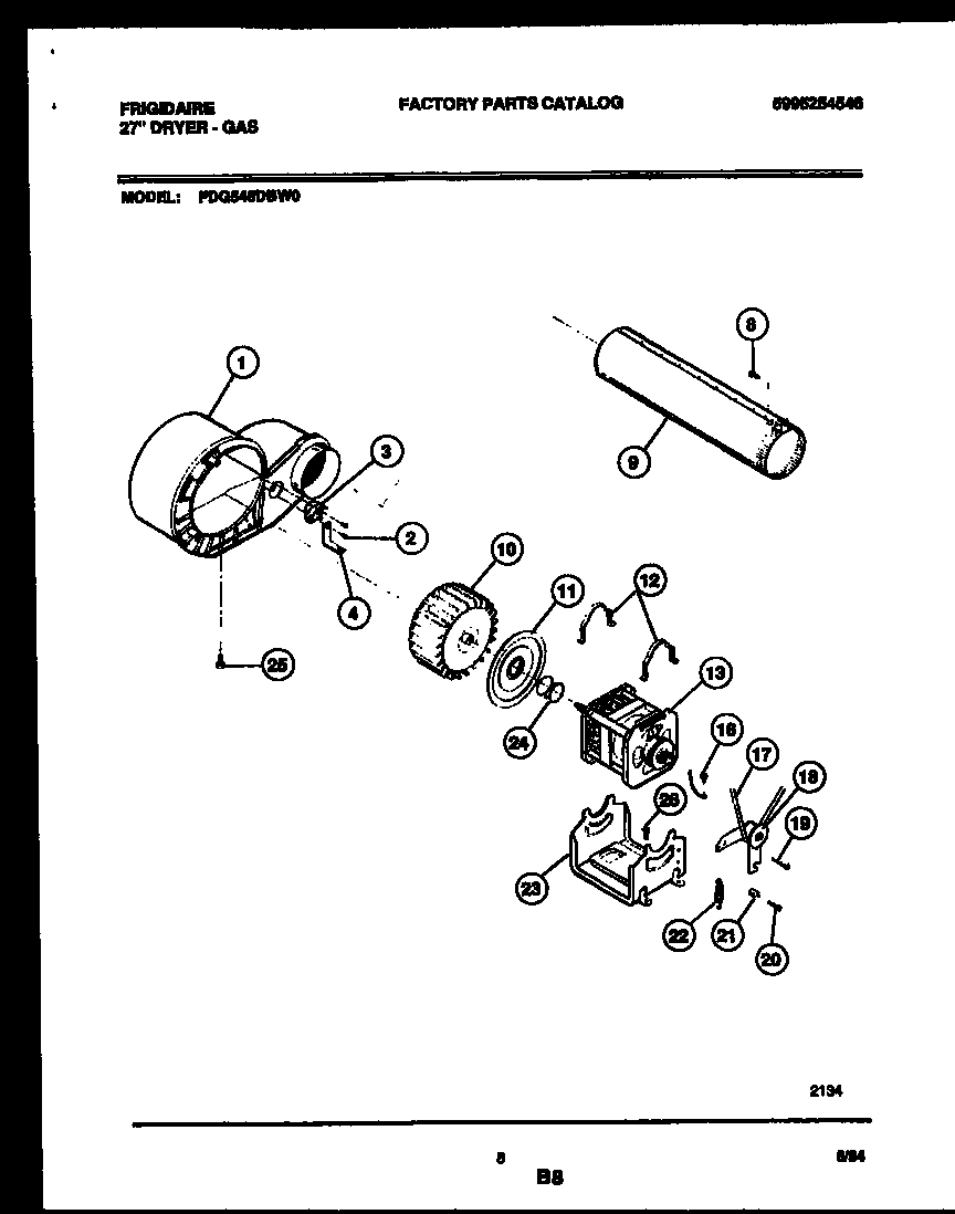 Blower and drive parts