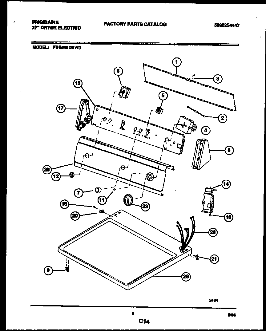 Console and control parts