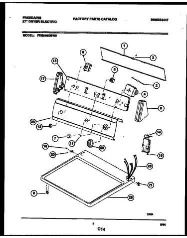 Console and control parts