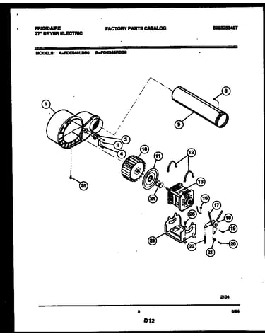 Blower and drive parts