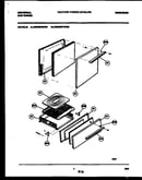 Door and broiler drawer parts