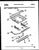 Backguard, cooktop and burner parts