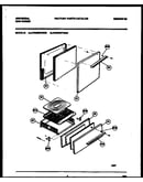 Door and broiler drawer parts
