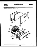 Door and broiler drawer parts