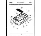 Frigidaire FEC9X8XAWA burner box parts diagram