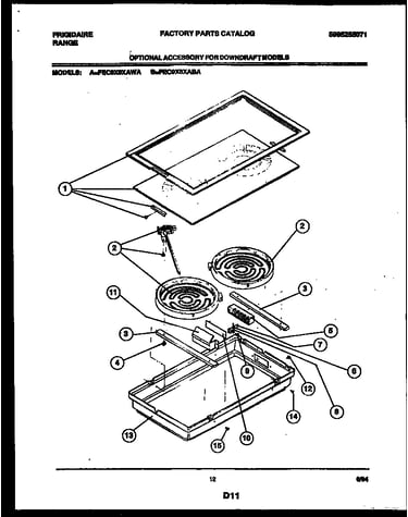 Cooktop parts