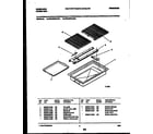 Frigidaire FGC9X8XABA broiler drawer parts diagram