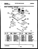 Cooktop and broiler parts