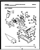 Motor, blower and cabinet parts