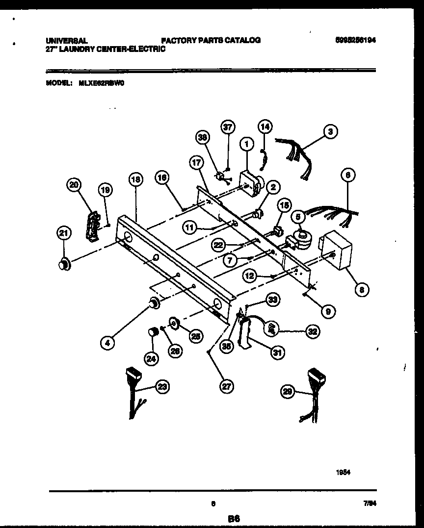 Console and control parts