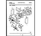 Universal/Multiflex (Frigidaire) MLXE42RBW0 cabinet and component parts diagram