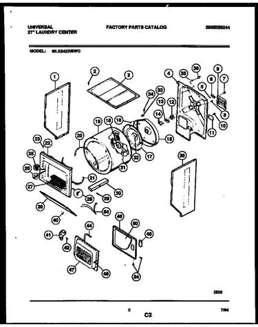 Cabinet and component parts