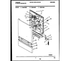 Frigidaire FDB874RBS0 door parts diagram