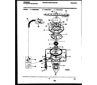 Frigidaire FDB874RBT0 motor pump parts diagram