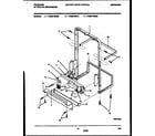 Frigidaire FDB874RBS0 power dry and motor parts diagram
